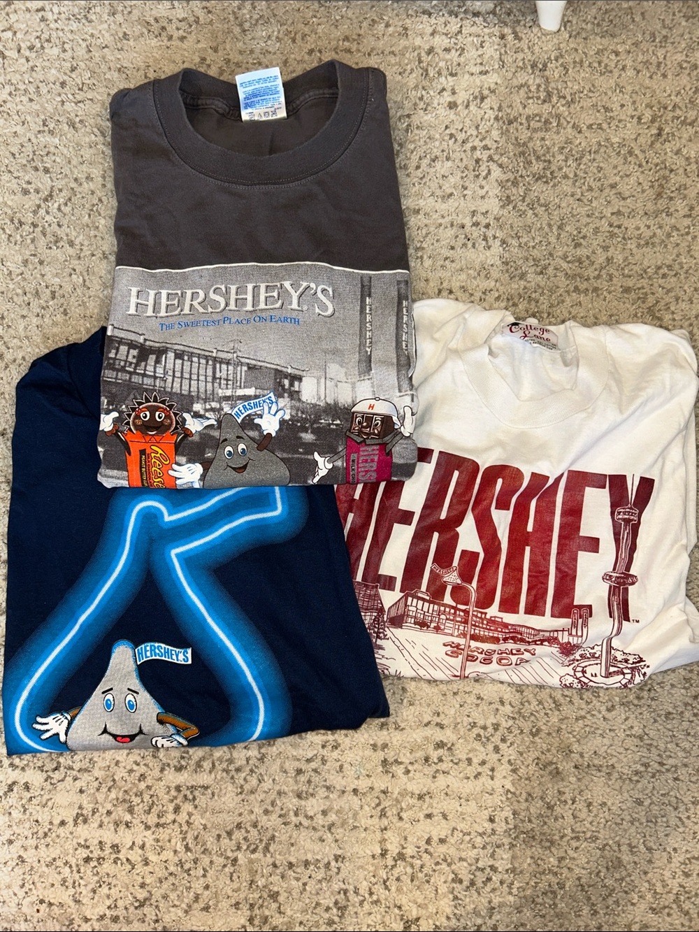 Vintage 90s Hershey Park T-Shirt Bundle